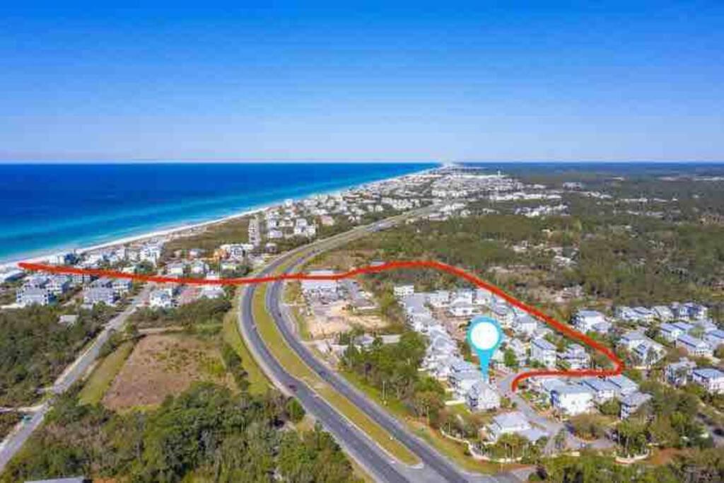 30A Coastal Home Walk To Beach, Lake & Pool Inlet Beach Exteriér fotografie